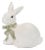 Rabbit Figurine with Bow (Set of 2) For Sale