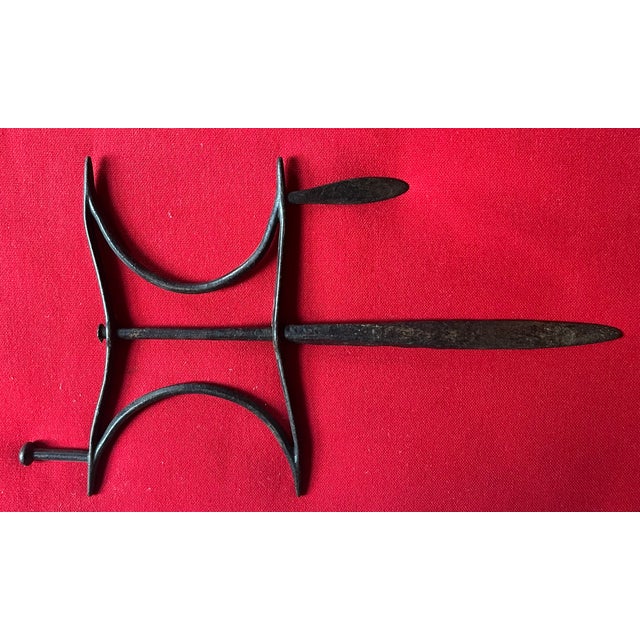 19th Century Antique 19th Century English Victorian Wrought Iron Garden Flower Bed Edging Tool For Sale - Image 5 of 16