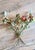 Beige Italian Hand-Painted Tôle Rose Bouquet Two-Light Wall Sconce, 1950s For Sale - Image 8 of 15