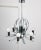Vintage Chrome Swan Shaped Chandelier, 1970s For Sale - Image 4 of 14