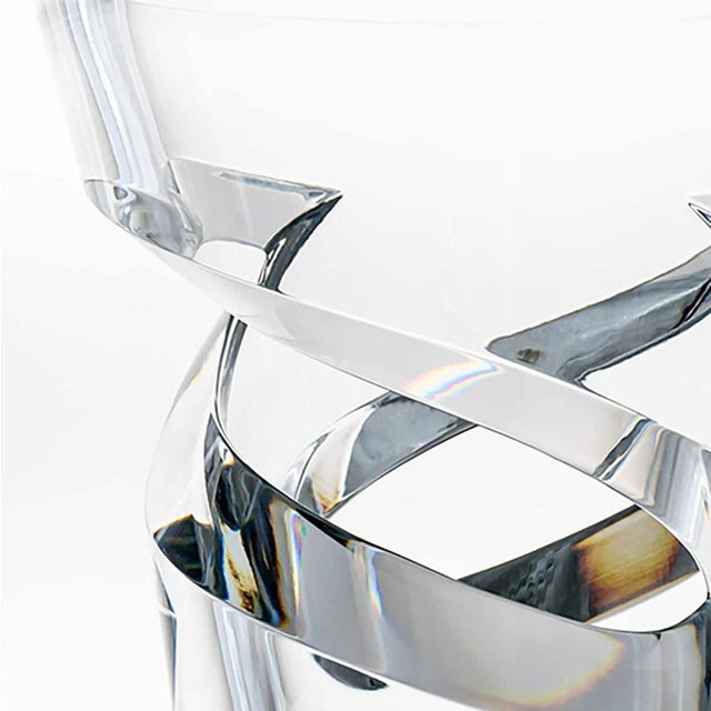 Clear Crystal Vase from Baccarat, France, 1970 For Sale - Image 6 of 9