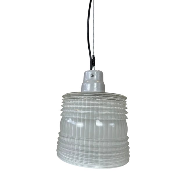 Vintage Industrial Pendant Lamp from Europhane For Sale