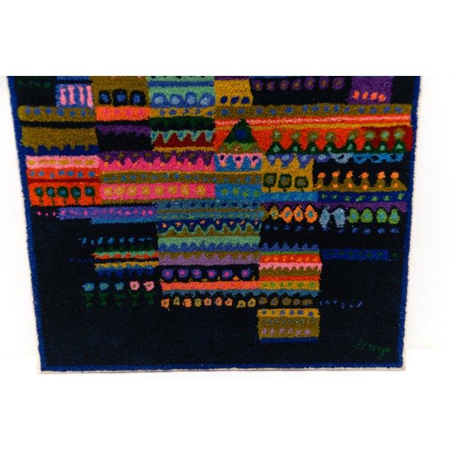 Schwabing Artists Collection Tapestry from Manufaktur Tetex München, 1960s For Sale - Image 4 of 9