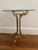 Mid-Century Modern Organic Willy Daro Style 1970s Brass Glass Side Table For Sale - Image 3 of 7