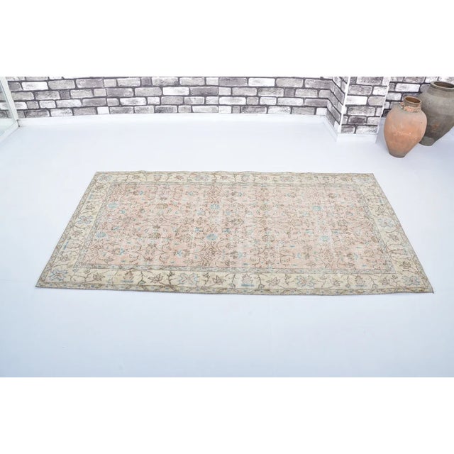1960s Handmade wool and cotton rug in Turkish Anatolian Small Rug, Vintage Doormat Rug, Turkish Decorative Rug, Handmade...