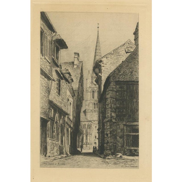 A. Briend De Maignon, Rue De La Poissonnerie, Montivilliers, 1875, Paper For Sale - Image 9 of 9