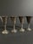Vintage silver plated goblets by Roma S.L. factory in Madrid, Spain. Set of 4. Measures: 3” x 5 1/2”. Vintage preowned...