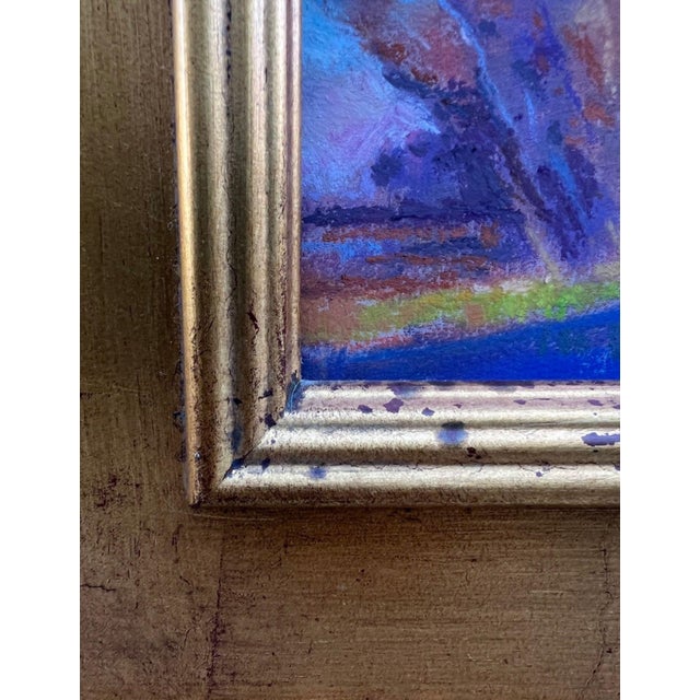 Framed Pastel Landscape of Foxen Canyon, Signed by David Wolfram For Sale In Los Angeles - Image 6 of 8