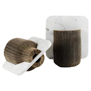 Confine Vase & Chopping Board by Gumdesign for La Casa di Pietra, Set of 2 For Sale