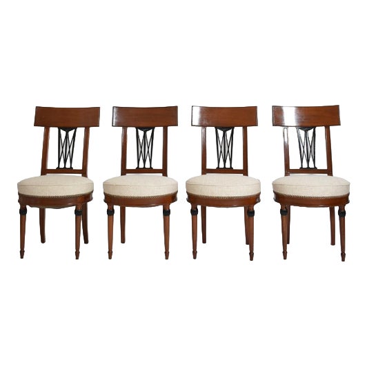 Neo-Classical Chairs, 1920s, Set of 4 For Sale