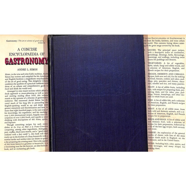 Traditional "A Concise Encyclopaedia of Gastronomy" 1952 Simon, Andre L. For Sale - Image 3 of 10