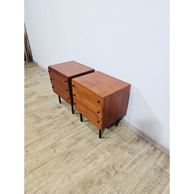 Wood Side Cabinets by Günter Renkel for Rego / Twen, Germany, Set of 2 For Sale - Image 7 of 18