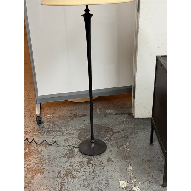Design Plus Gallery presents a Hammered Metal Floor Lamp from Pottery Barn. This floor lamp pairs a hammered metal body...