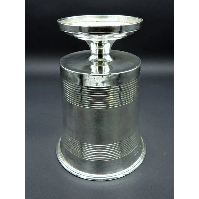 Antique Sterling Silver Thomas Death London Regency Wine Goblet Tumbler 1814 For Sale In Monterey, CA - Image 6 of 10