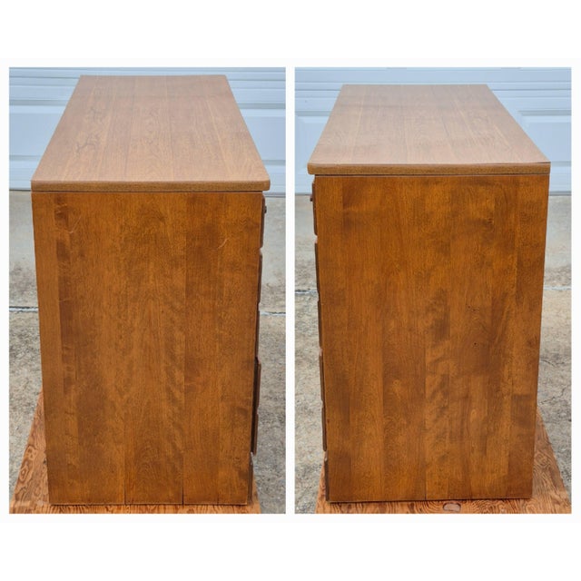 1970s Ethan Allen Baumritter American Made Maple 6-Drawer Dresser Chest For Sale - Image 11 of 18