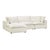 Alabaster Cali Natural Performance Fabric Modular 4 Piece Sectional For Sale - Image 8 of 8