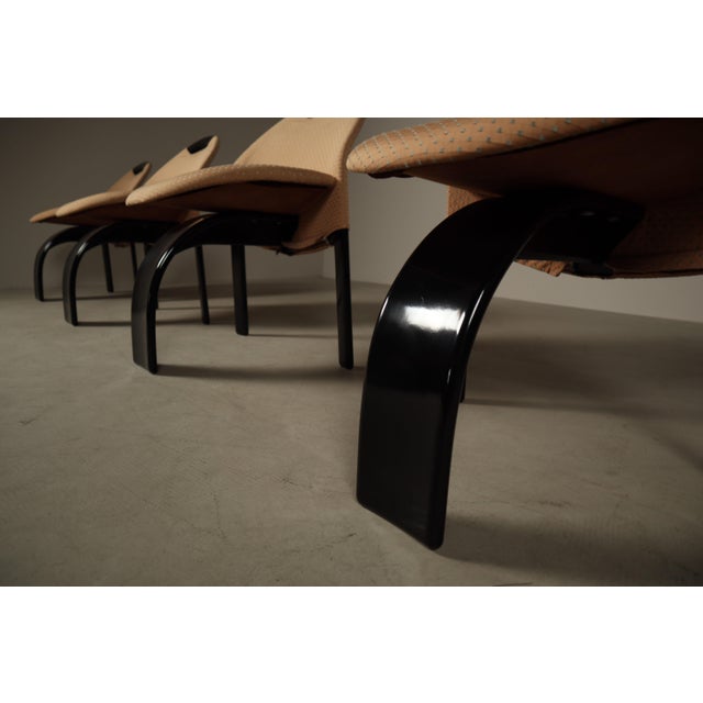 Textile Sail Dining Chairs by Giovanni Offredi for Saporiti Italia, 1973, Set of 8 For Sale - Image 7 of 16