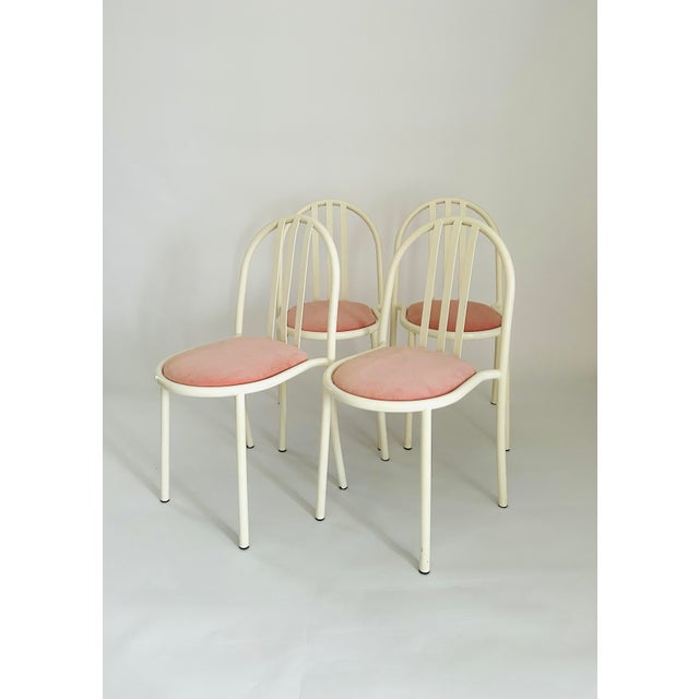 Mid-Century Modern Chairs by Robert Mallet Stevens, 1980s, Set of 4 For Sale - Image 3 of 10