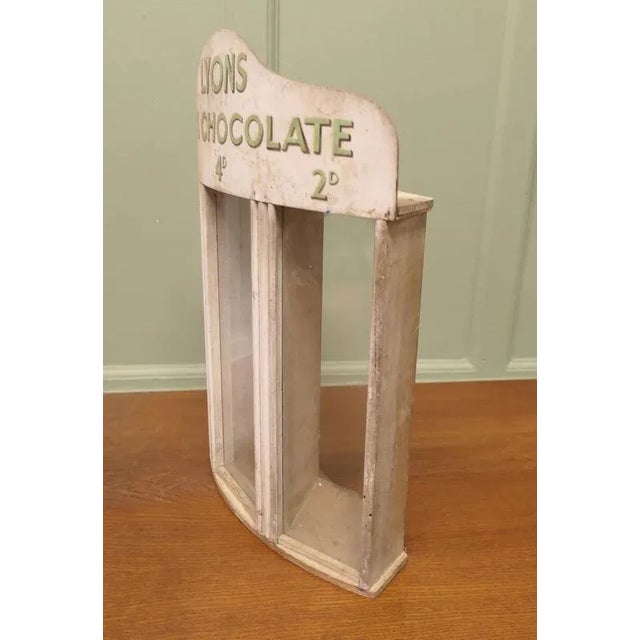 Wood Chocolate Dispensing Cabinet from Lyons Sweet Shop, 1930s For Sale - Image 7 of 8
