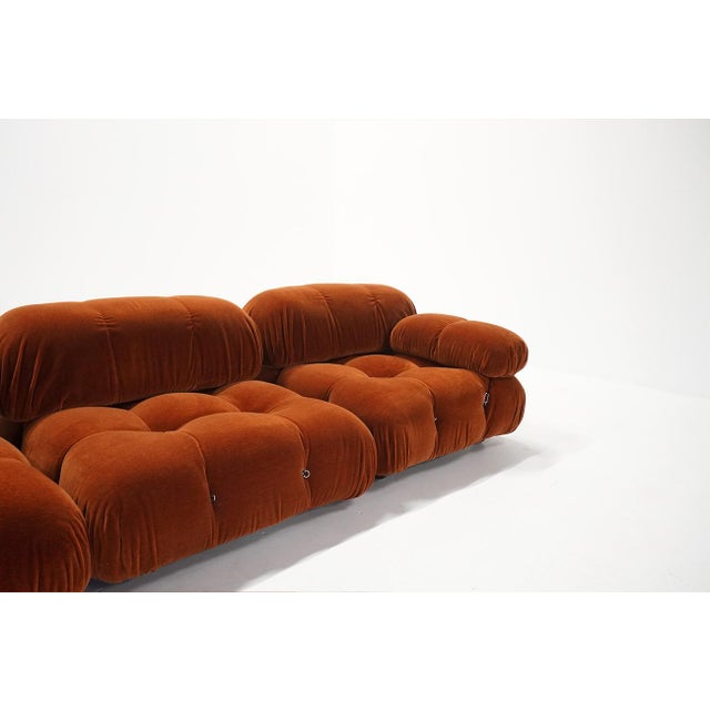 Mario Bellini Camaleonda Sofa in Mohair Fabric by Mario Bellini for C&B Italia, 1970s, Set of 4 For Sale - Image 4 of 14