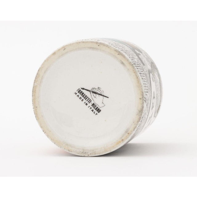 Ceramic Fornasetti Porcelain Tableware, 2 Pcs. For Sale - Image 7 of 13