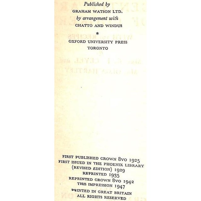 Traditional "The Gentle Art of Cookery: With 750 Recipes" 1947 Leyel, Mrs. C. F. & Hartley, Miss Olga For Sale - Image 3 of 8