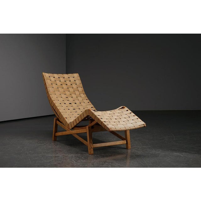 Mid-Century Modern Adjustable Chaise Longue For Sale - Image 16 of 18