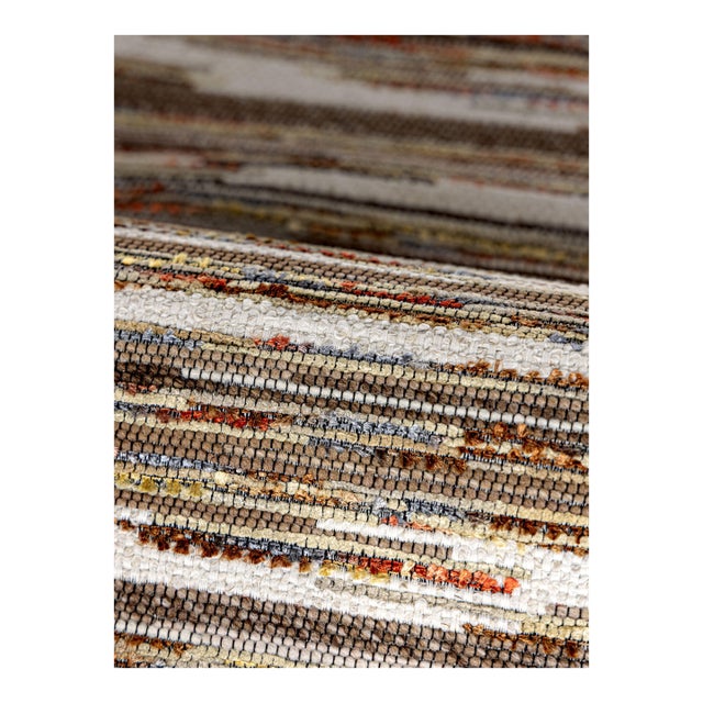 Sample - The House of Scalamandré Horizons Fabric, Sandstone For Sale