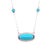 Magnificent Natural Persian Turquoise and Diamond Pendant Necklace 17" 14k WG 13.27 TCW Certified $5,950 308488 Nothing...
