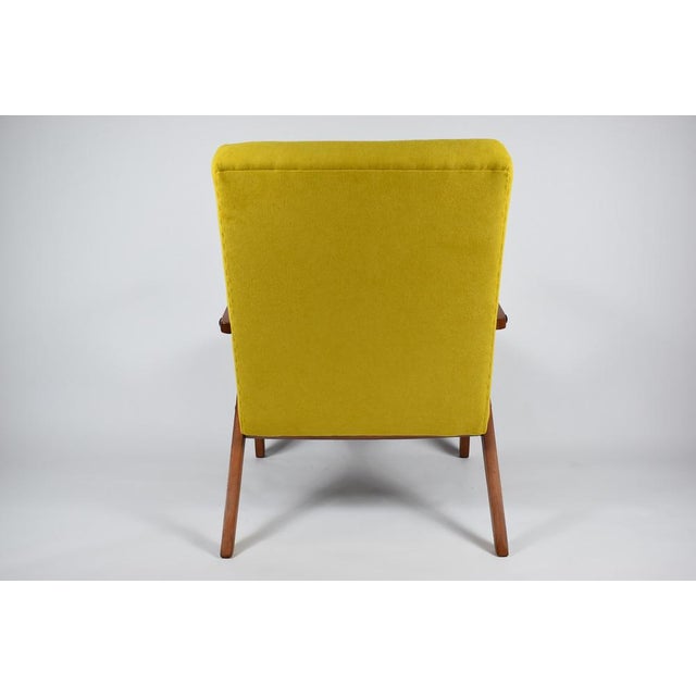 Yellow Vintage Yellow Armchair, 1960s For Sale - Image 8 of 15