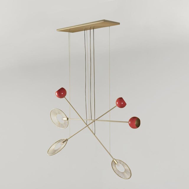 Not Yet Made - Made To Order Melrose Suspension Lamp by Creativemary For Sale - Image 5 of 15
