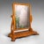 1850s Antique Victorian English Satinwood Dressing Table Mirror For Sale - Image 11 of 11
