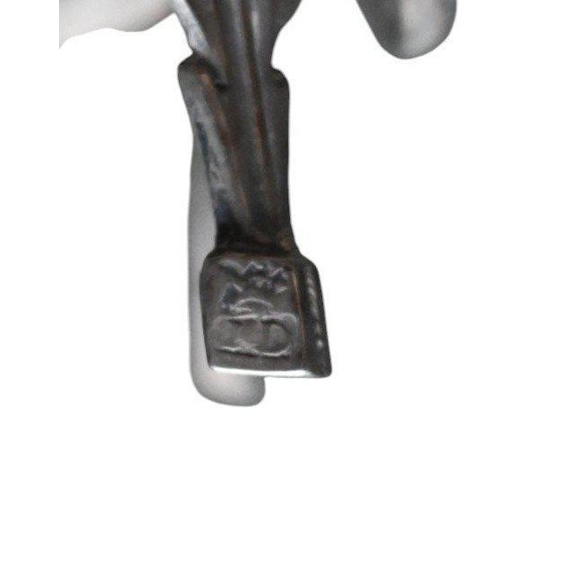 Silver Salt Cellars by Mathieu Gérard, 1800s, Set of 2 For Sale - Image 9 of 10