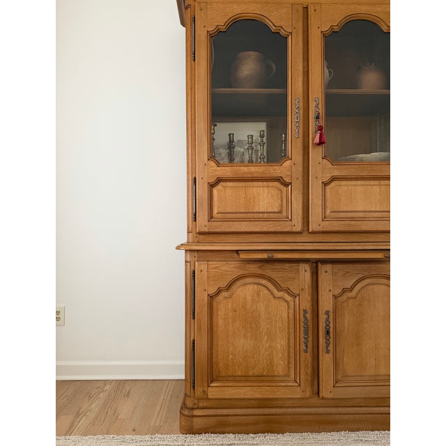 Early 20th Century French Oak Double Corps For Sale - Image 10 of 11