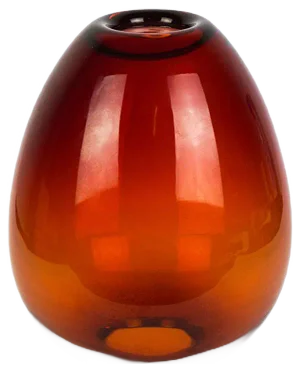 Red Murano Glass Vase or Candle Holder by Beltrami for Made Murano Glass, 2019