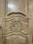 Late 20th Century French Provincial Bleached Oak Buffet À Deux Corps Cabinet With Carved Fruit Basket Doors For Sale - Image 5 of 12