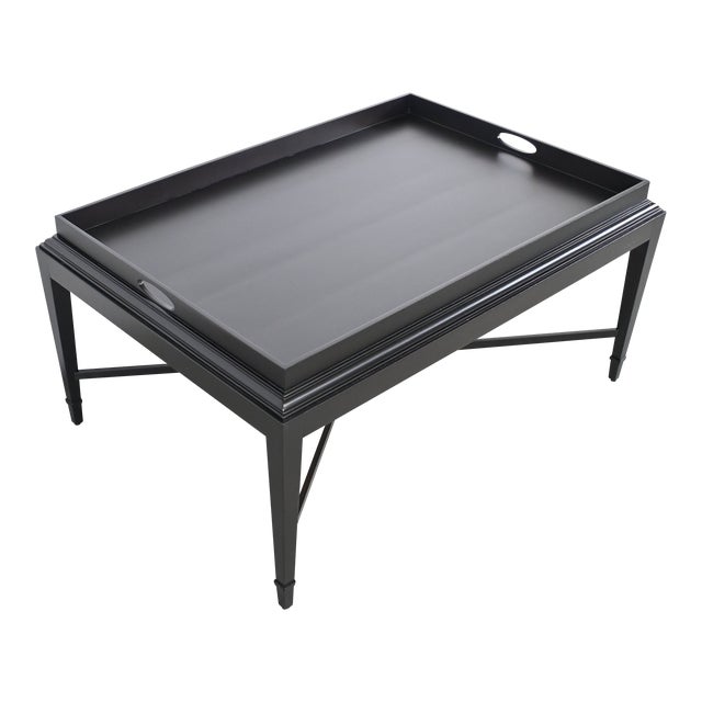 Baker Furniture Barbara Barry Coffee Table, Newly Refinished For Sale