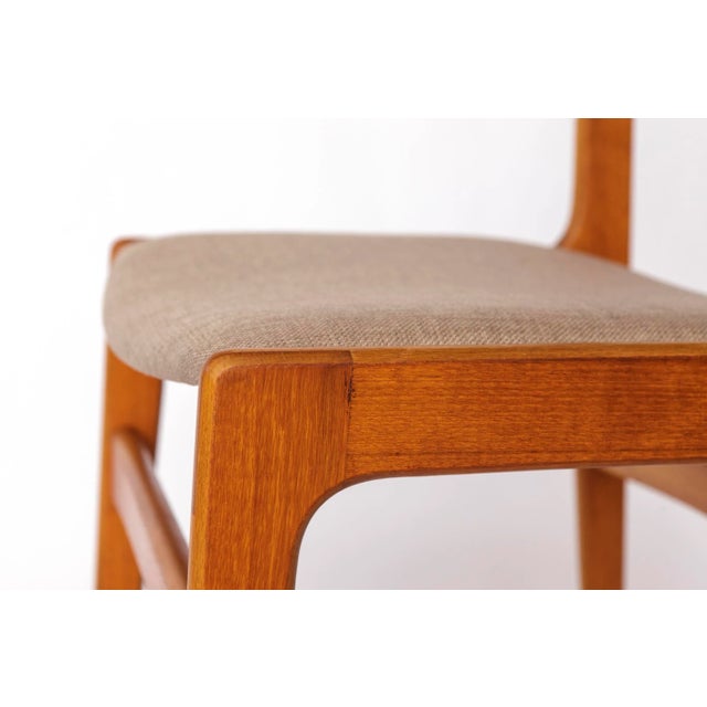 Vintage Danish Teak Dining Chair in Grey,1960s For Sale - Image 6 of 10