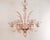 Mid-Century Modern Handmade Cipria Pink Murano Glass Six-Light Chandelier, Italy, 1980s For Sale - Image 3 of 12