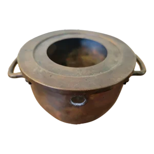 Antique Persian Bronze Oil Lamp