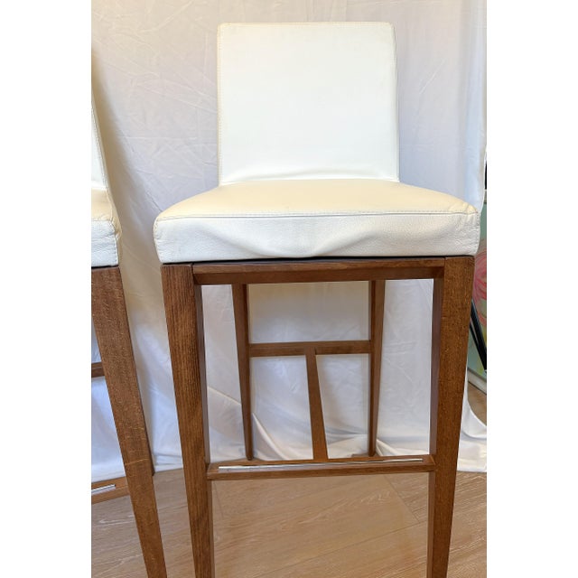 Pre-Owned Calligaris Aida Barstools Made in Italy- Set of 3 For Sale In West Palm - Image 6 of 18