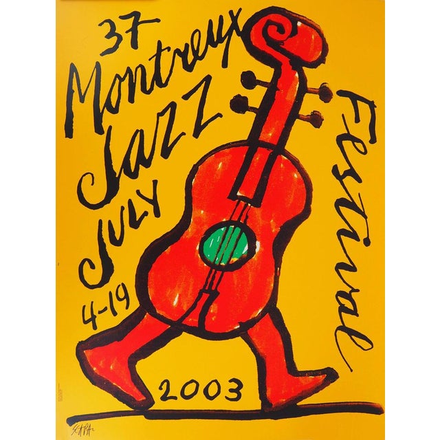 Ted Scapa, Dancing Guitar, 2003, Screenprint For Sale - Image 7 of 7