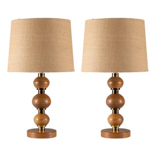 Swedish Table Lamps, 1960s, Set of 2 For Sale