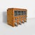 Italian coffee dispenser in wood, glass and metal, 1960s Countertop coffee dispenser with a wooden structure and lid,...