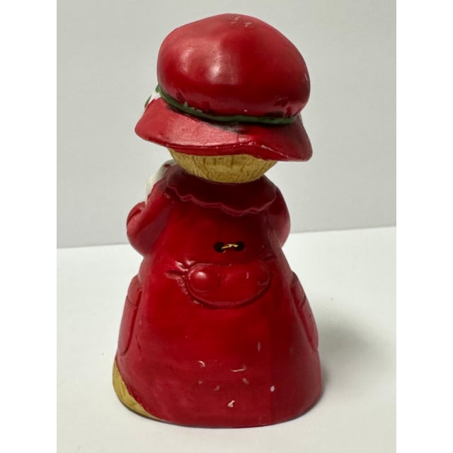 Ceramic Vintage 1980s Porcelain Christmas Cat/Kitten Bell For Sale - Image 7 of 8