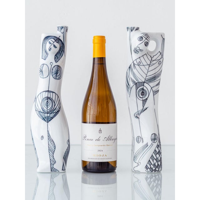 Anthropomorphic Figural Vases by Sargadelos, Set of 2 For Sale - Image 9 of 13