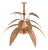 Large Palm Tree Rattan Chandelier For Sale