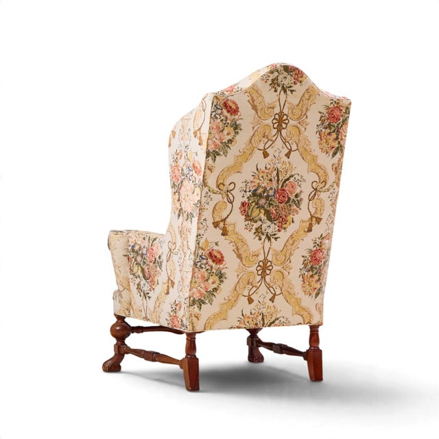 Brown Baker Stately Homes Collection Mahogany Winged Throne Chairs - Pair For Sale - Image 8 of 13