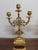 Louis XIV Gilt Brass Candleholders, Set of 2 For Sale - Image 5 of 6