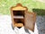 Antique Oak Corner Medicine Cabinet Beveled Mirror Cupboard Kitchen Apothecary For Sale - Image 4 of 13